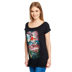 Produktbild Alice im Wunderland - Late T-Shirt Damen Loose Fit schwarz
