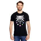 Image produit Witcher - T-shirt noir avec signe de sorcière