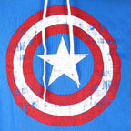 Immagine del prodotto Captain America - Felpa con cappuccio da donna blu