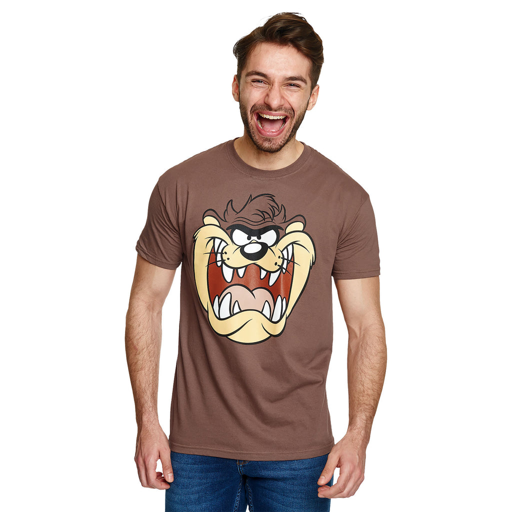 Immagine del prodotto Looney Tunes - T-shirt Taz Face marrone