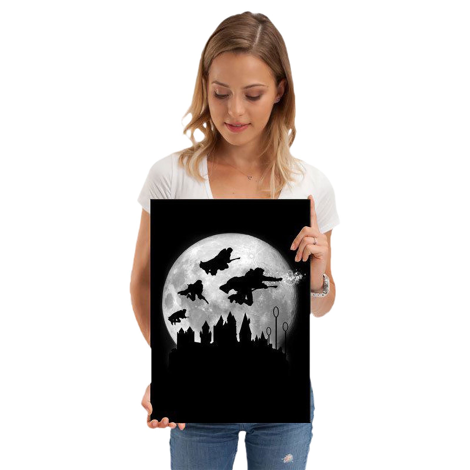 Immagine del prodotto Poster in metallo Magic Flight at Night per fan di Harry Potter