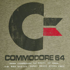 Immagine del prodotto Commodore 64 - T-shirt Vintage Logo oliva