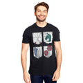 Image produit Attack on Titan - T-shirt Shields des divisions militaires