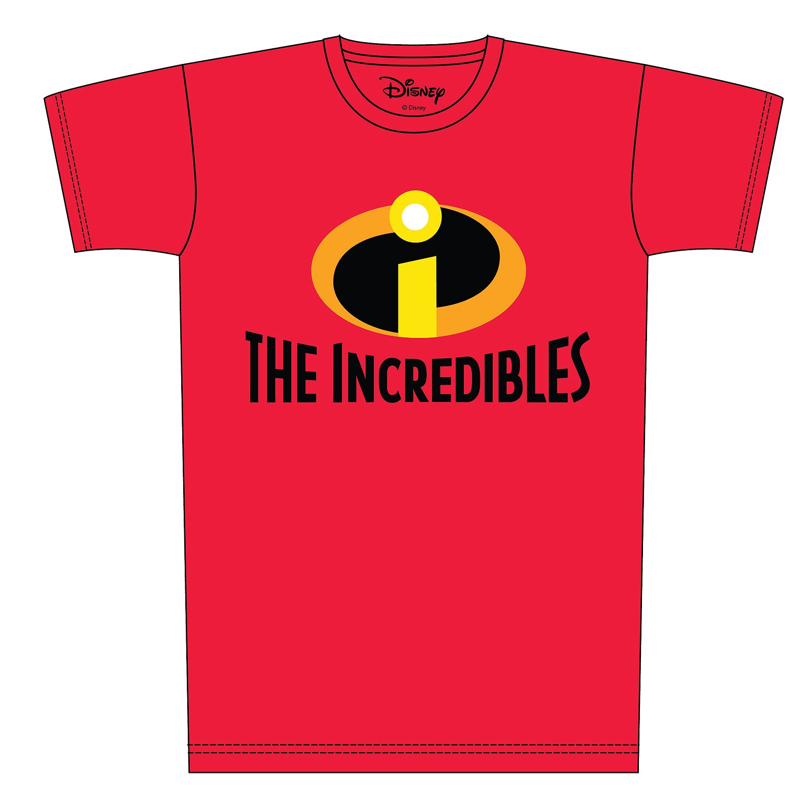 Immagine del prodotto The Incredibles - T-Shirt con logo rosso