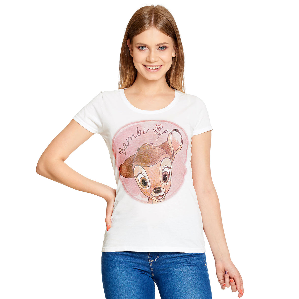 Immagine del prodotto T-shirt Bambi da donna bianca