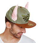 Immagine del prodotto Zelda - Cappellino Snapback con logo di Hyrule e orecchie di Link