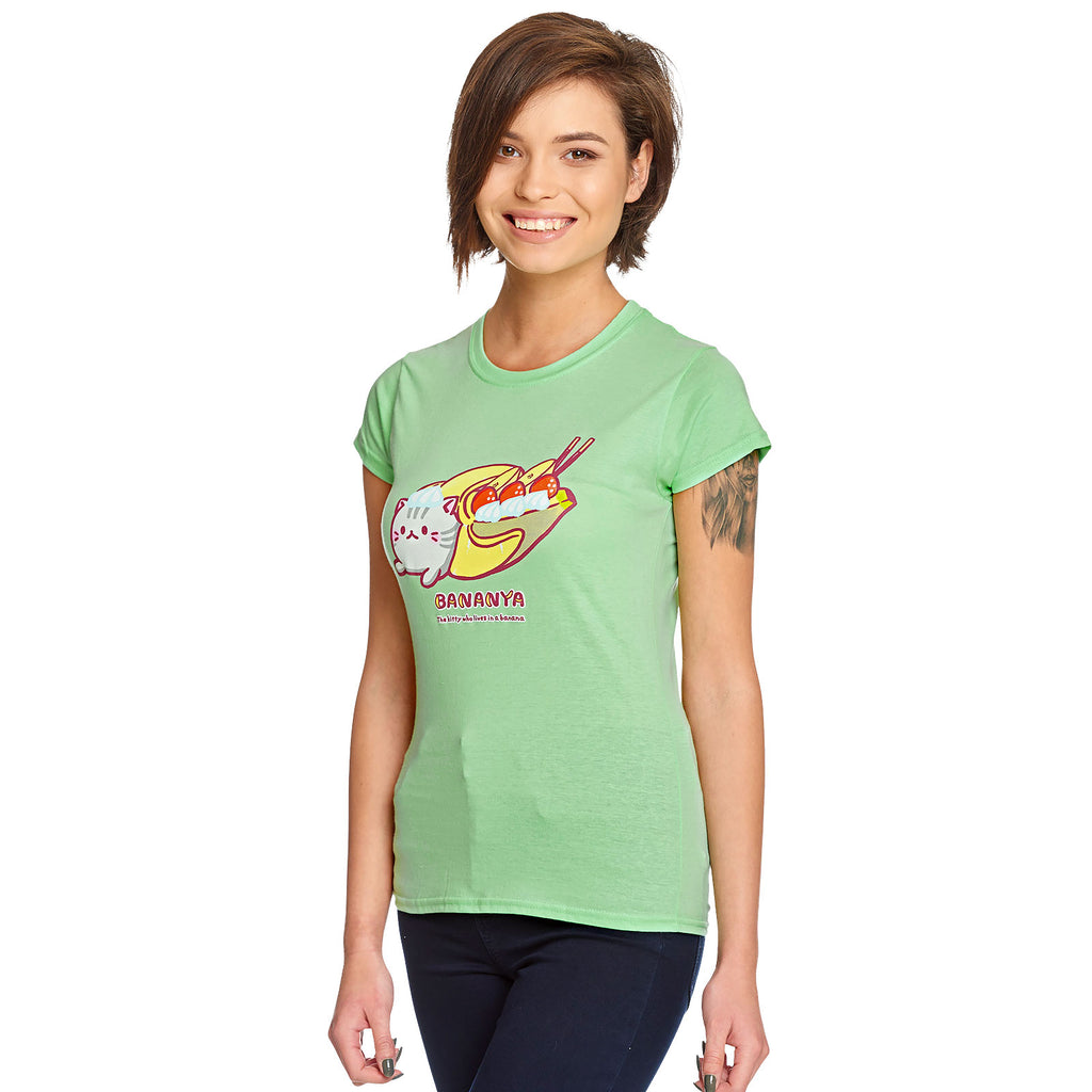 Image produit T-shirt Bananya Split pour femmes vert