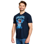 Image produit Lilo & Stitch - T-shirt Ohana bleu