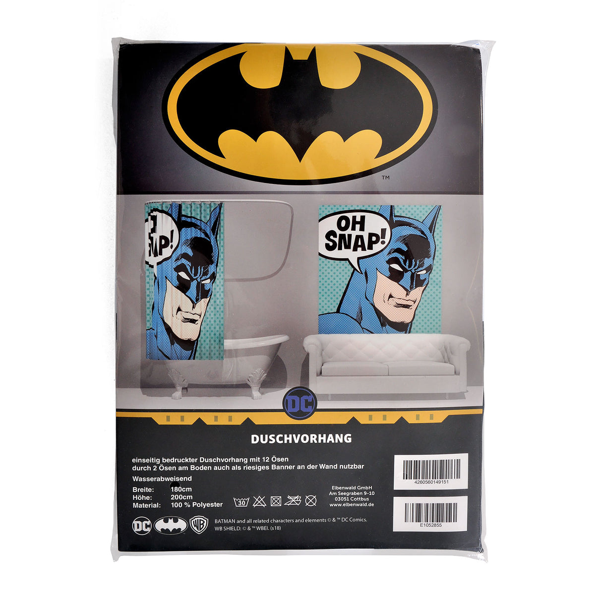 Immagine del prodotto Batman - Oh Snap Tenda da doccia