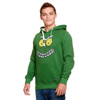 Image produit Rick et Morty - Sweat à capuche visage de Pickle Rick vert