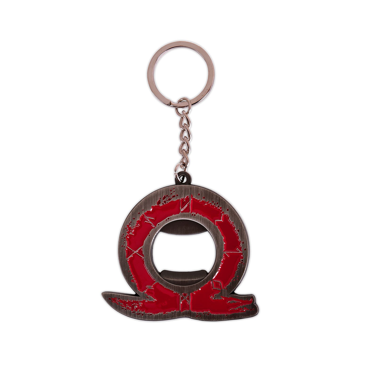 Image produit God of War - Porte-clés Logo Rouge avec Décapsuleur