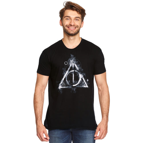 Image produit Harry Potter - T-Shirt Smoky Hallows noir