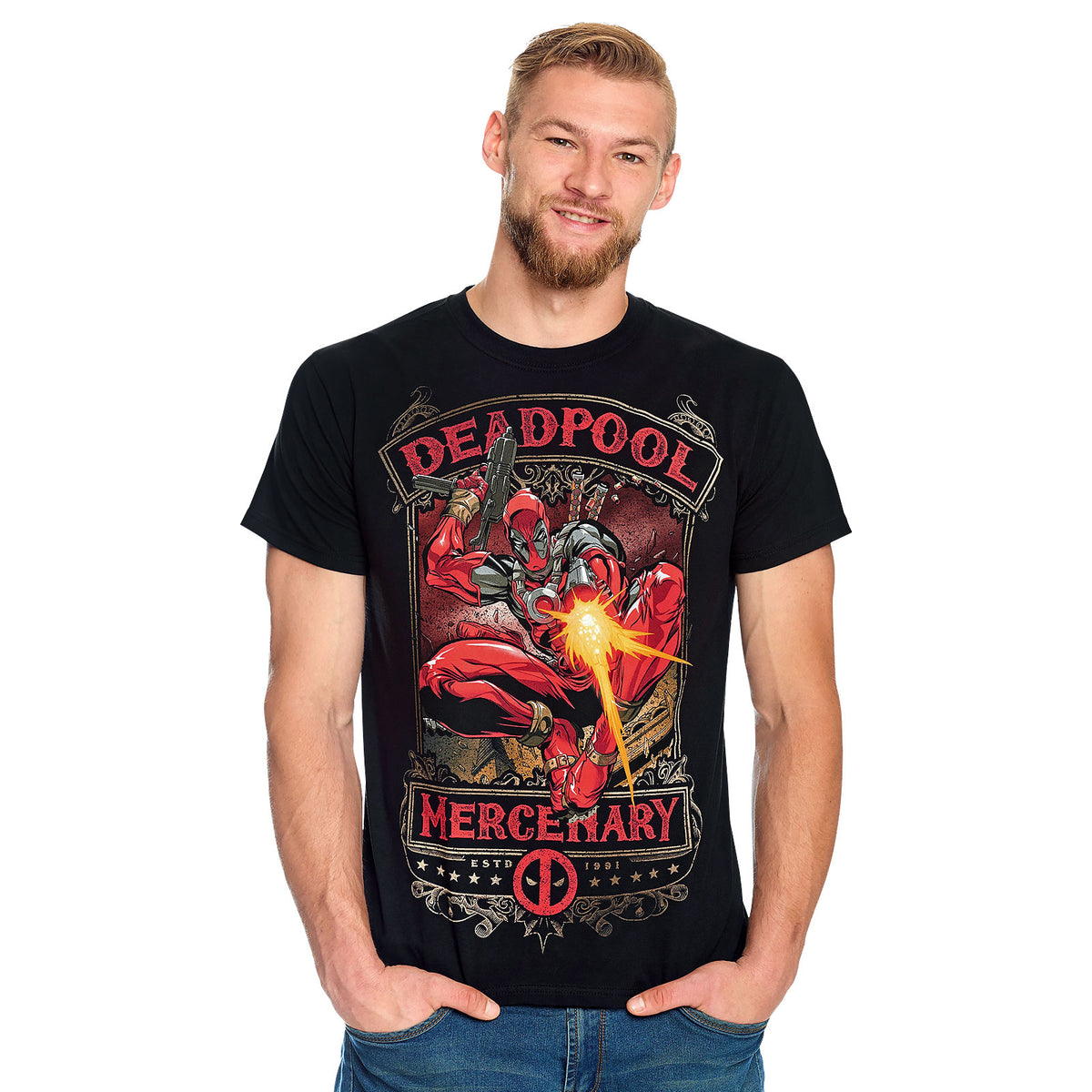 Produktbild Deadpool - Mercenary T-Shirt schwarz