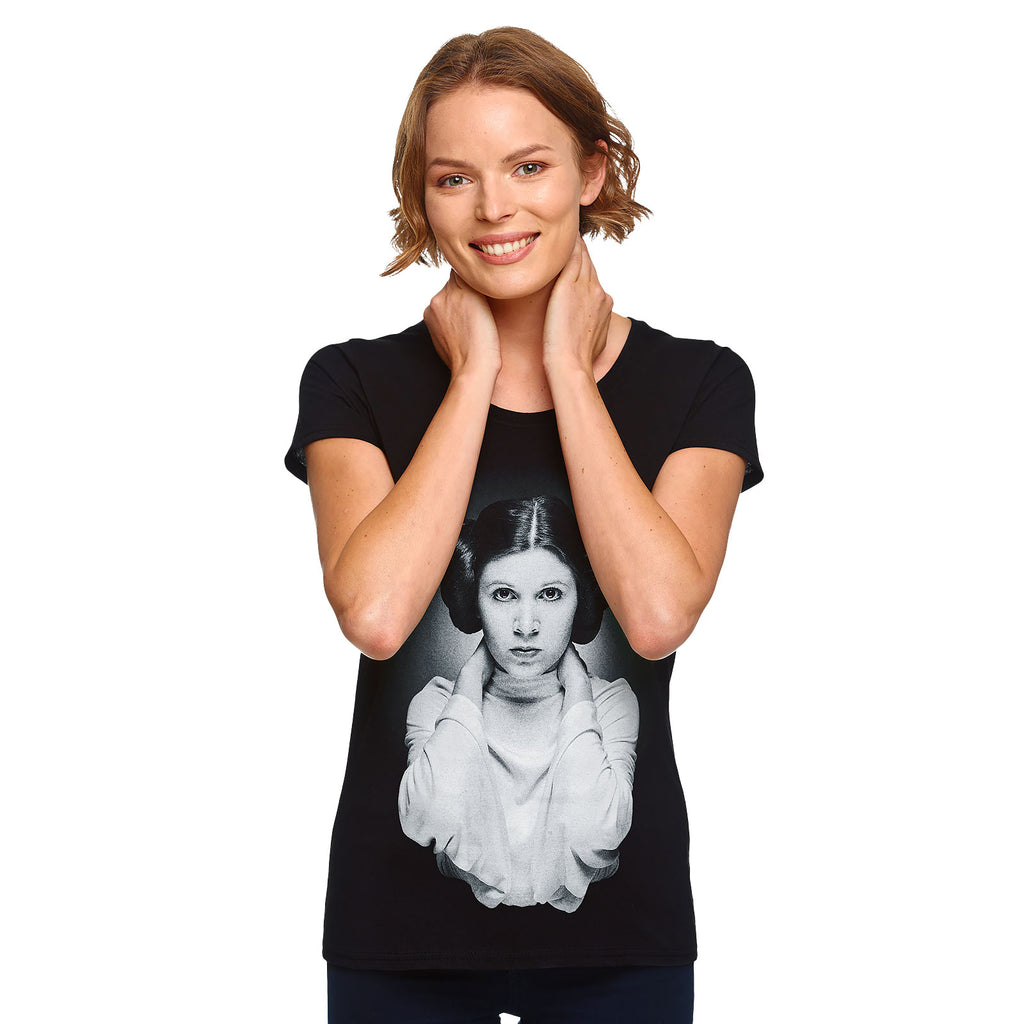 Produktbild Star Wars - Leia Portrait T-Shirt Damen schwarz