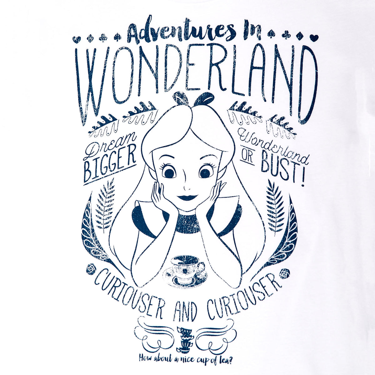 Produktbild Alice im Wunderland - Adventures in Wonderland T-Shirt Damen weiß