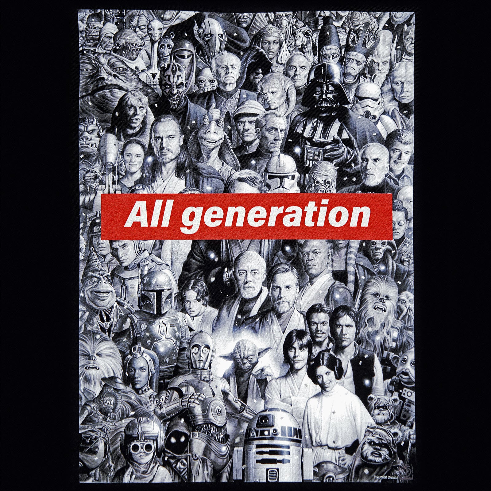 Image produit Star Wars - T-Shirt All Generation noir