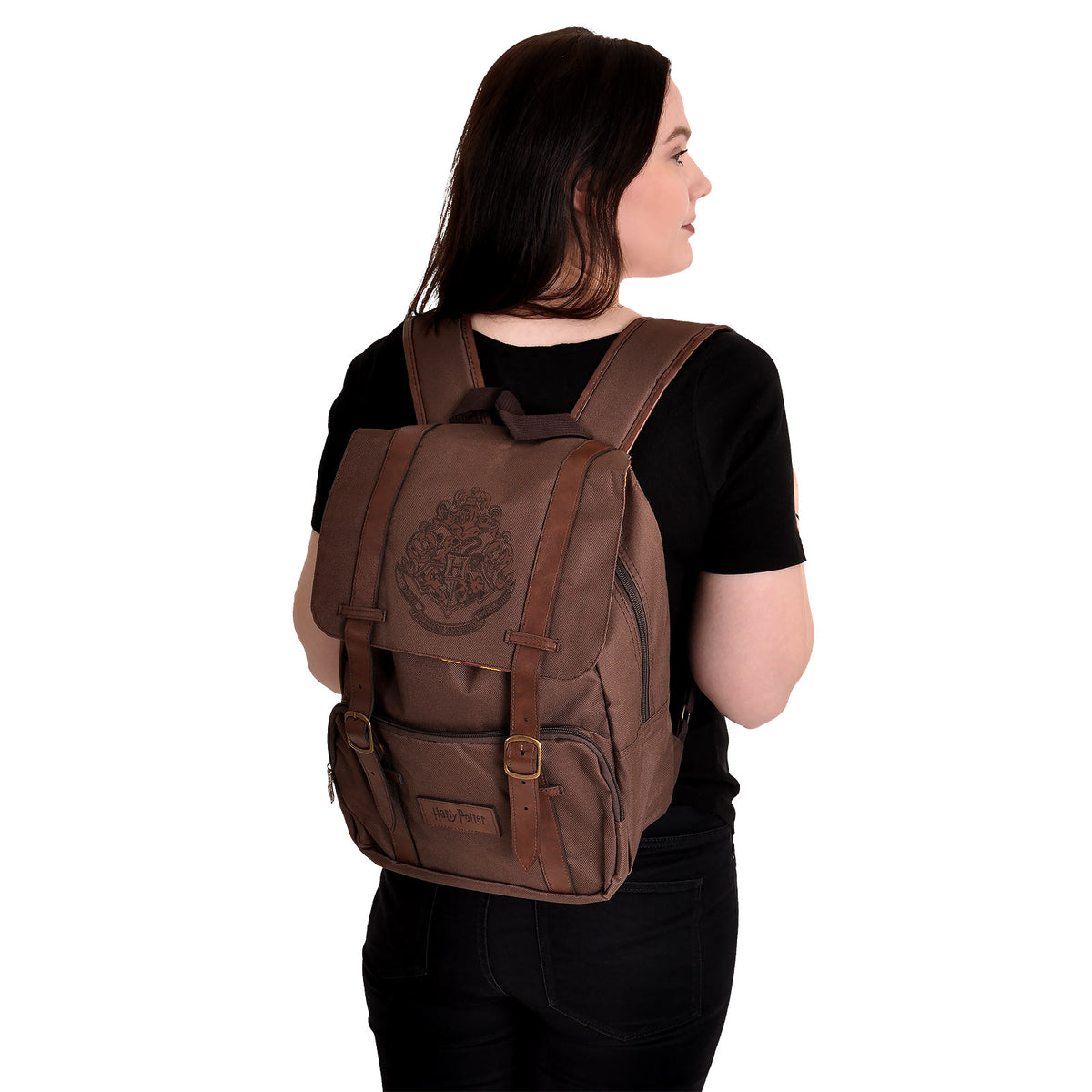 Produktbild Harry Potter - Hogwarts Wappen Rucksack braun