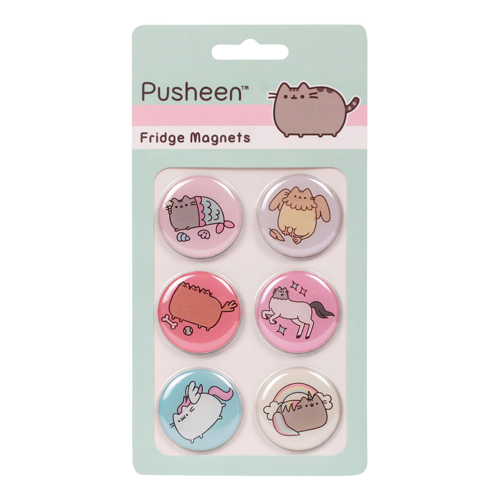 Immagine del prodotto Pusheen - Set di 6 magneti a bottone