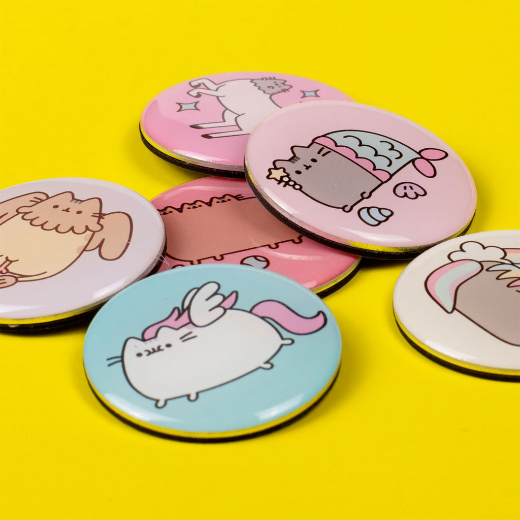 Immagine del prodotto Pusheen - Set di 6 magneti a bottone