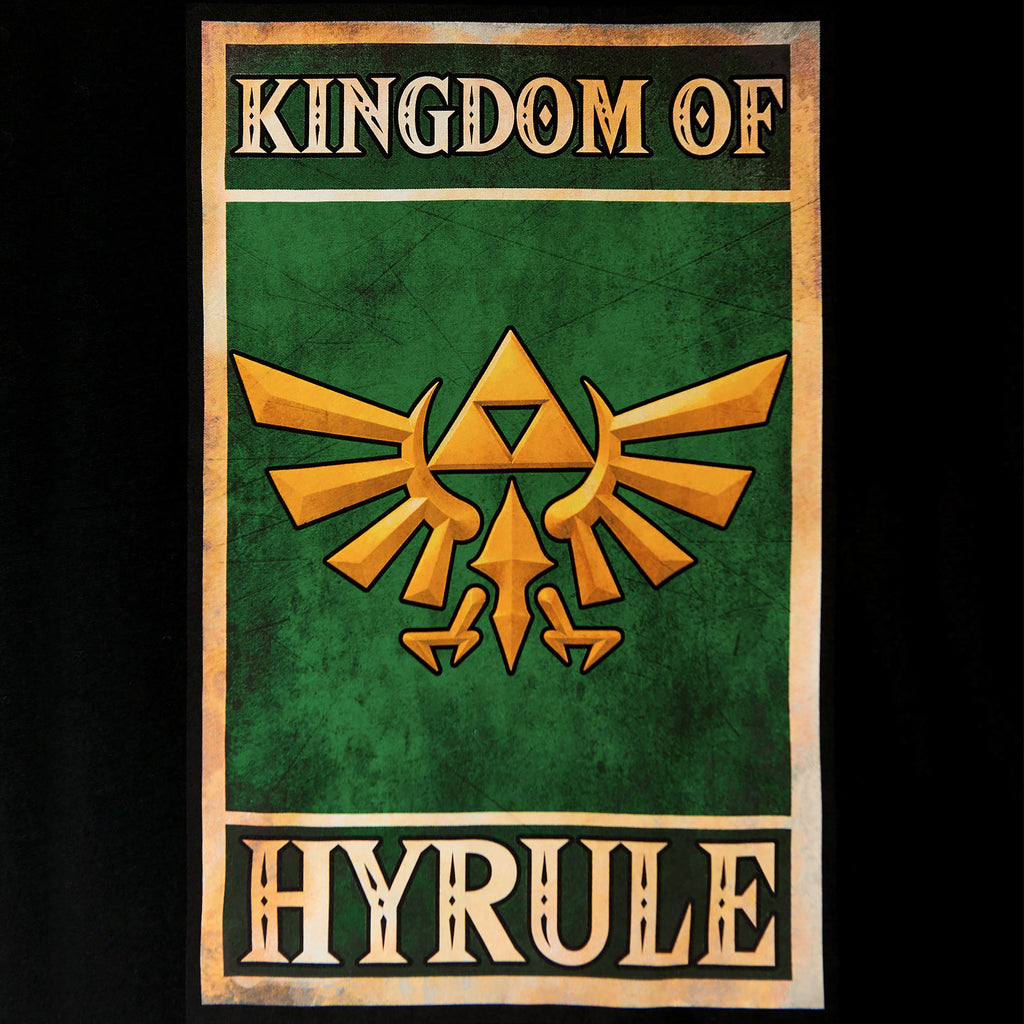 Immagine del prodotto Zelda - Regno di Hyrule T-shirt nera da propaganda