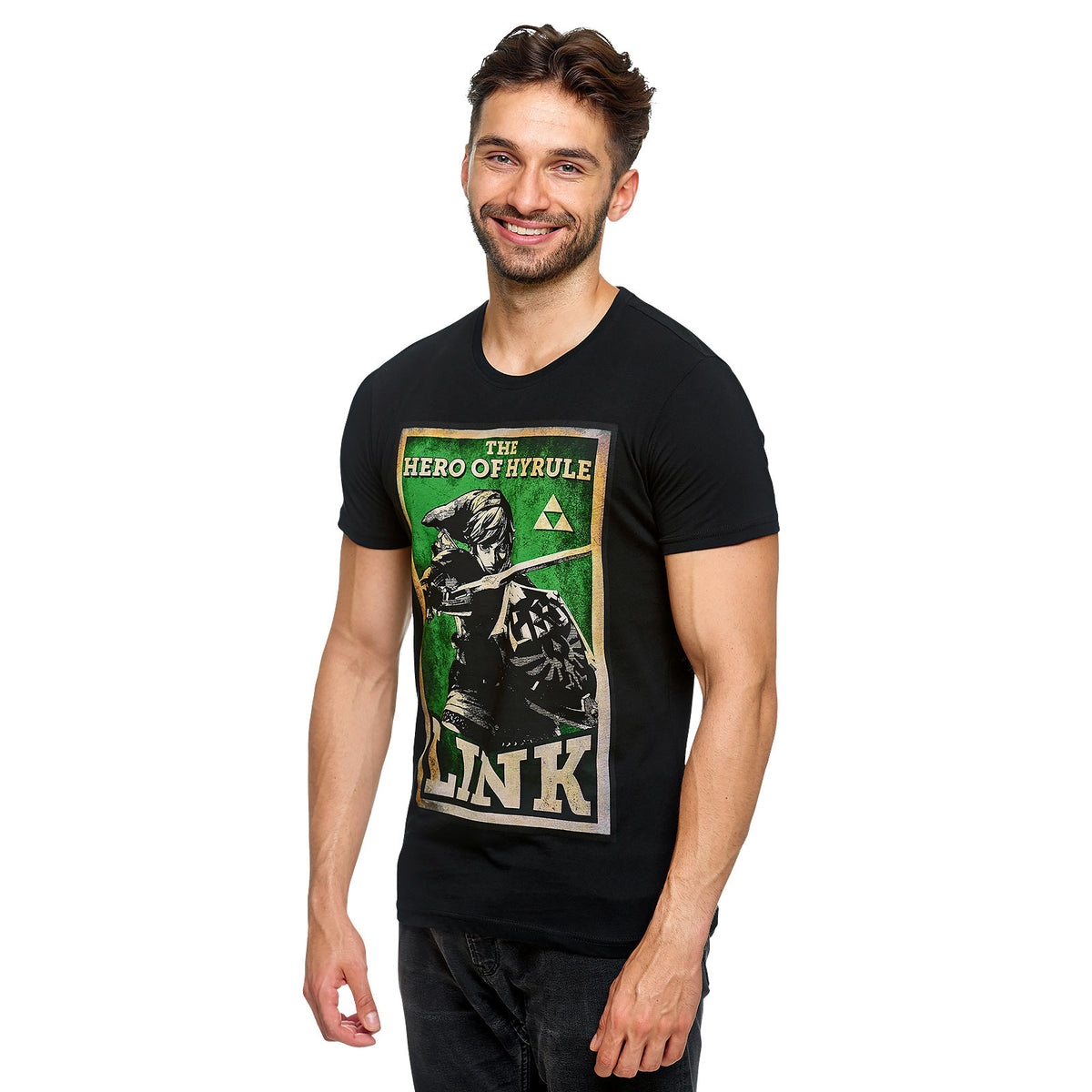 Product image Zelda - Link Hero of Hyrule Propaganda Poster T-Shirt Black