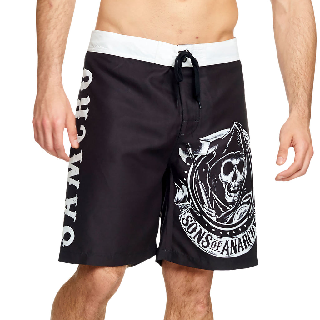 Produktbild Sons of Anarchy - Reaper Logo Badeshorts schwarz