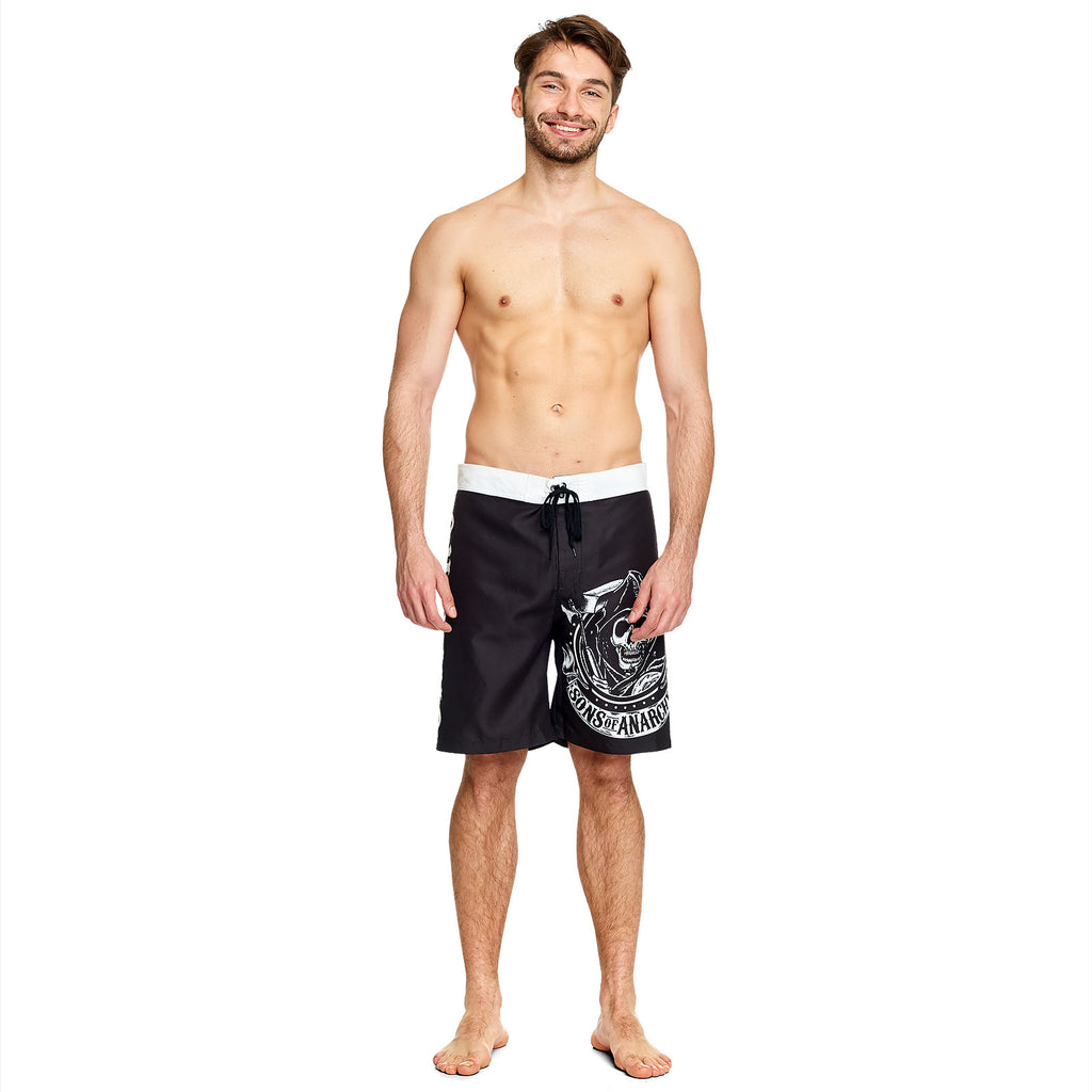 Produktbild Sons of Anarchy - Reaper Logo Badeshorts schwarz