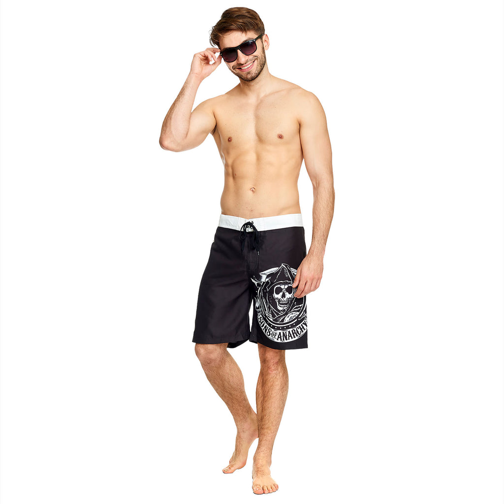 Produktbild Sons of Anarchy - Reaper Logo Badeshorts schwarz