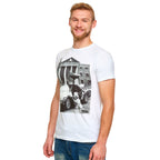Image produit Retour vers le futur - T-shirt blanc Einstein avec DeLorean