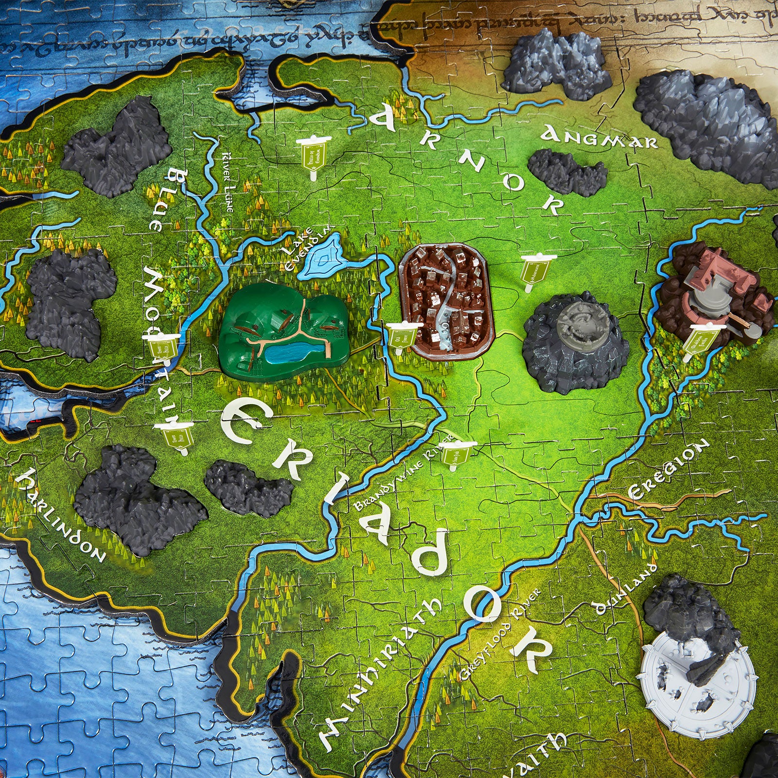 Produktbild Der Herr der Ringe - Mittelerde 4D Puzzle