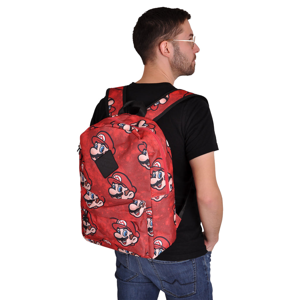Produktbild Super Mario - Faces Rucksack rot