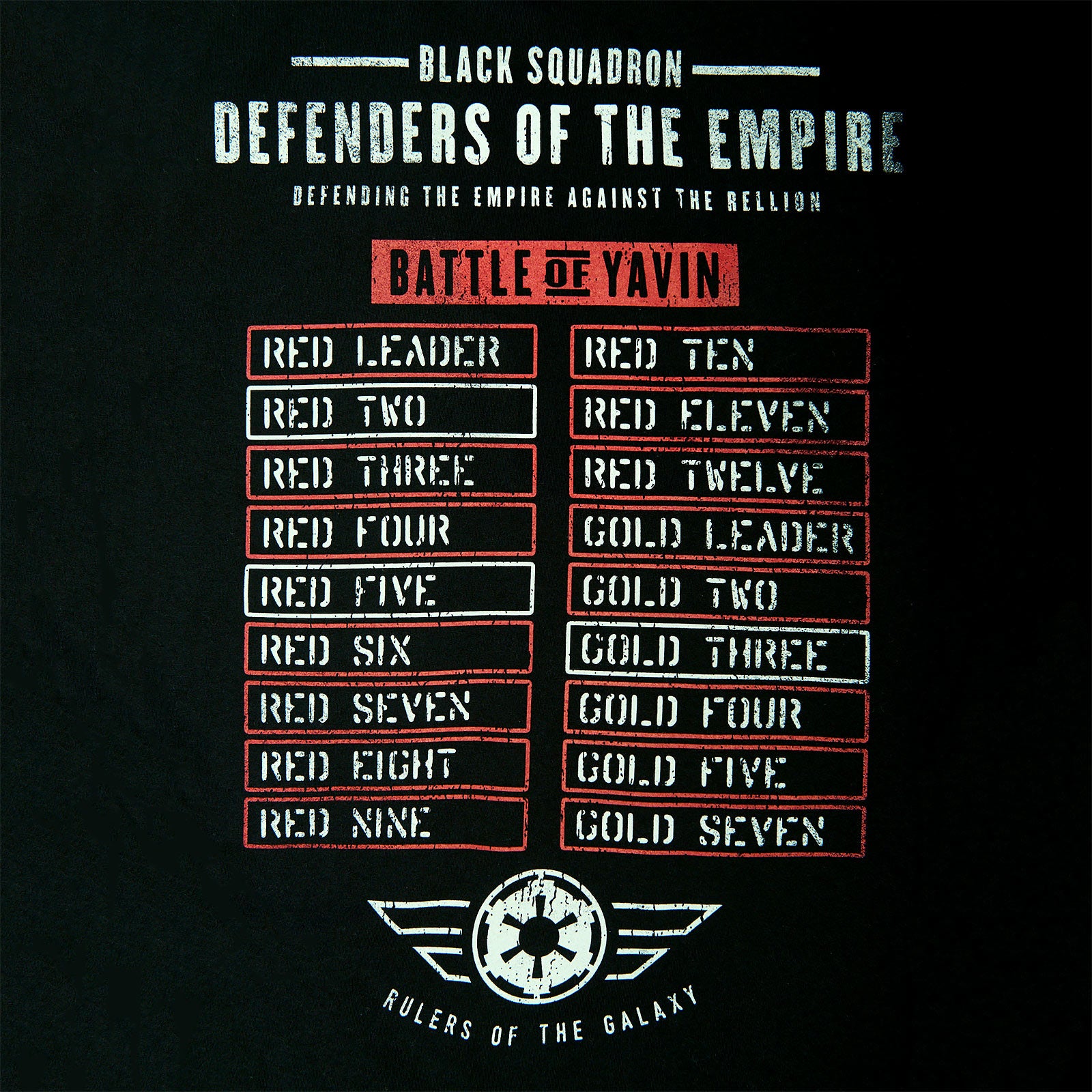 Immagine del prodotto Star Wars - T-shirt Black Squadron nera