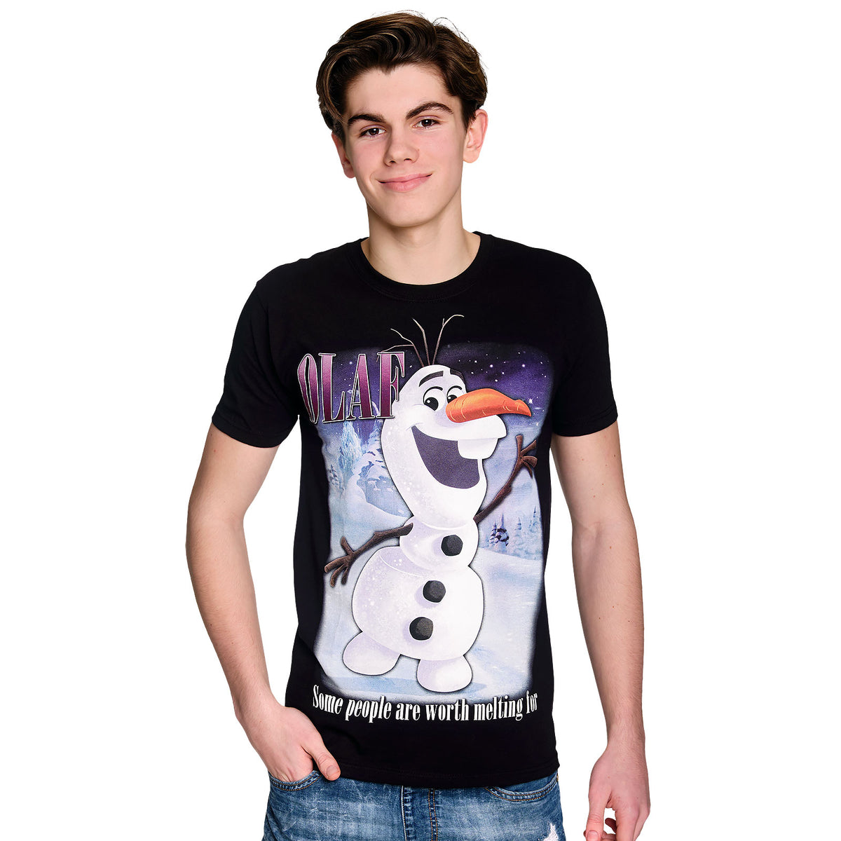 Product image Frozen - Olaf Worth Melting For T-Shirt Black