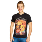 Image produit Le Roi Lion - T-shirt Poster Noir