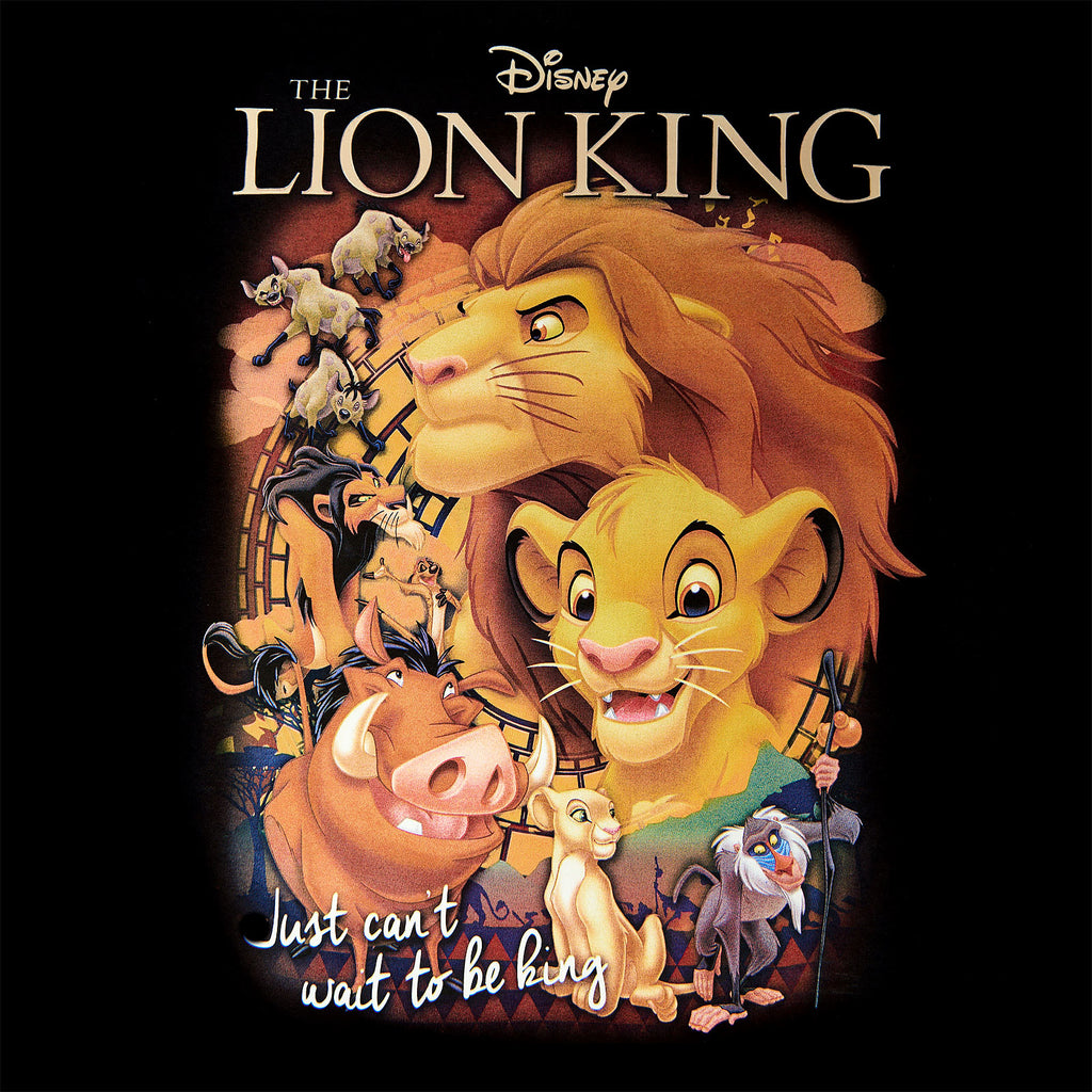Image produit Le Roi Lion - T-shirt Poster Noir
