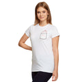 Produktbild Molang - Pocket T-Shirt Damen weiß