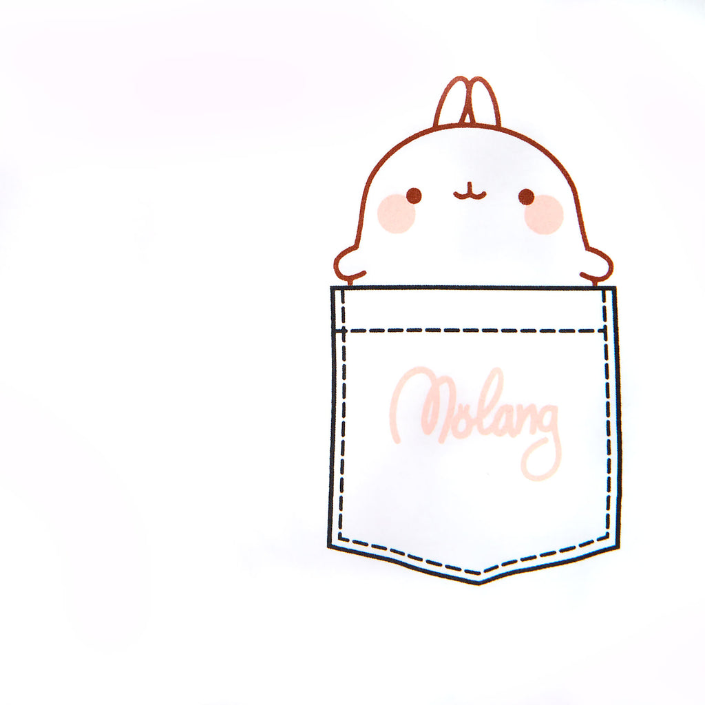 Produktbild Molang - Pocket T-Shirt Damen weiß
