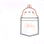 Produktbild Molang - Pocket T-Shirt Damen weiß