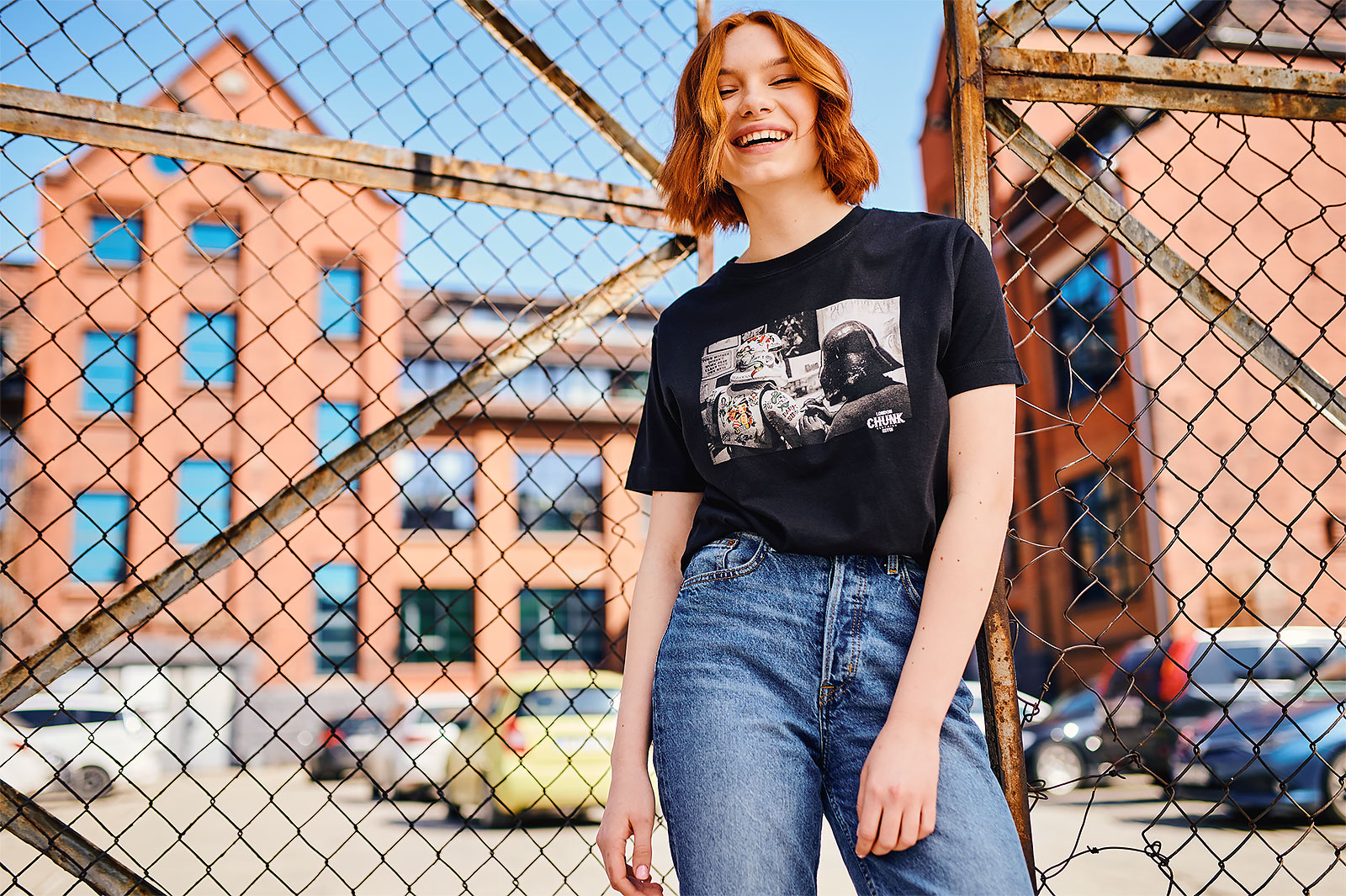 Immagine del prodotto T-shirt Dark Side Tattoo per fan di Star Wars nera