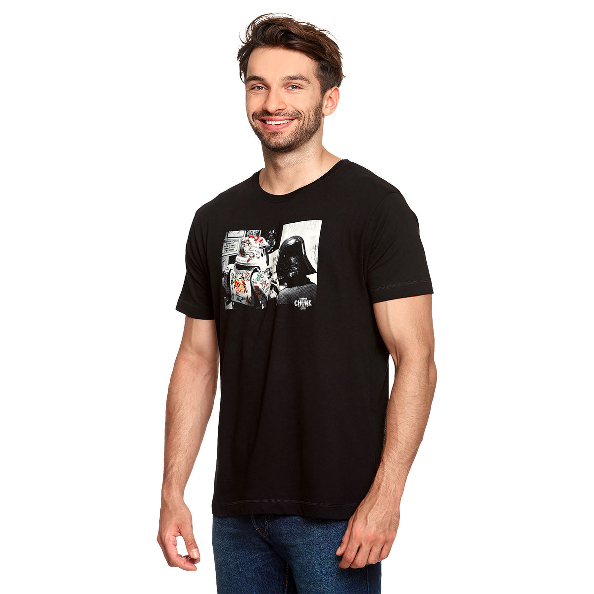 Immagine del prodotto T-shirt Dark Side Tattoo per fan di Star Wars nera
