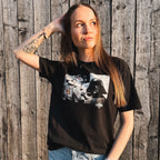 Immagine del prodotto T-shirt Dark Side Tattoo per fan di Star Wars nera
