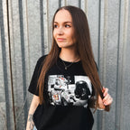 Immagine del prodotto T-shirt Dark Side Tattoo per fan di Star Wars nera