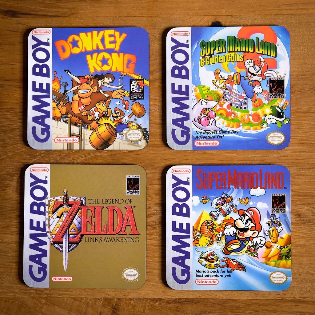 Produktbild Nintendo - Game Boy Classic Games Untersetzer 4er Set