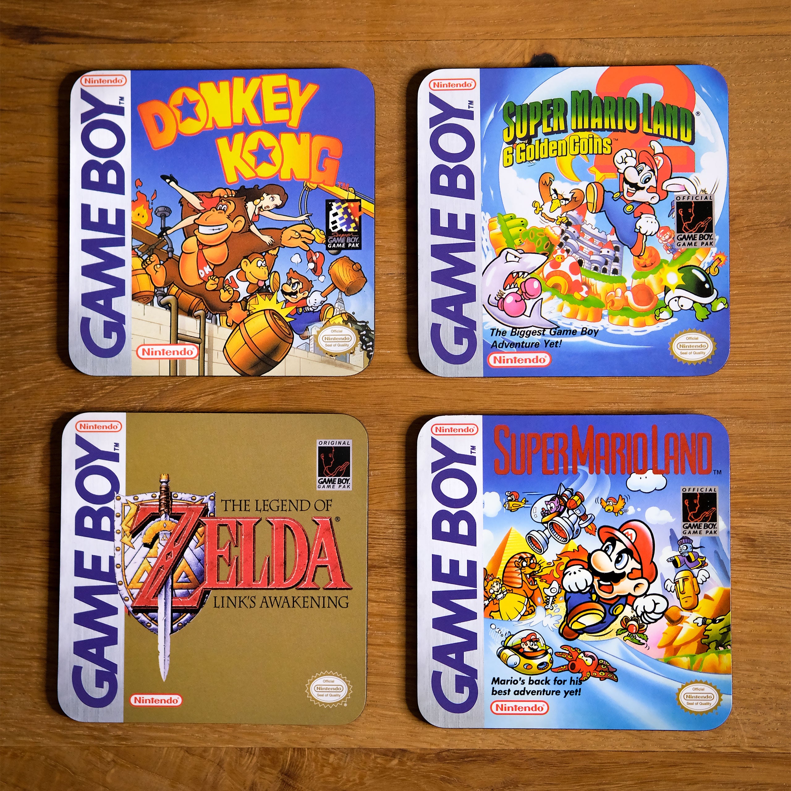 Produktbild Nintendo - Game Boy Classic Games Untersetzer 4er Set