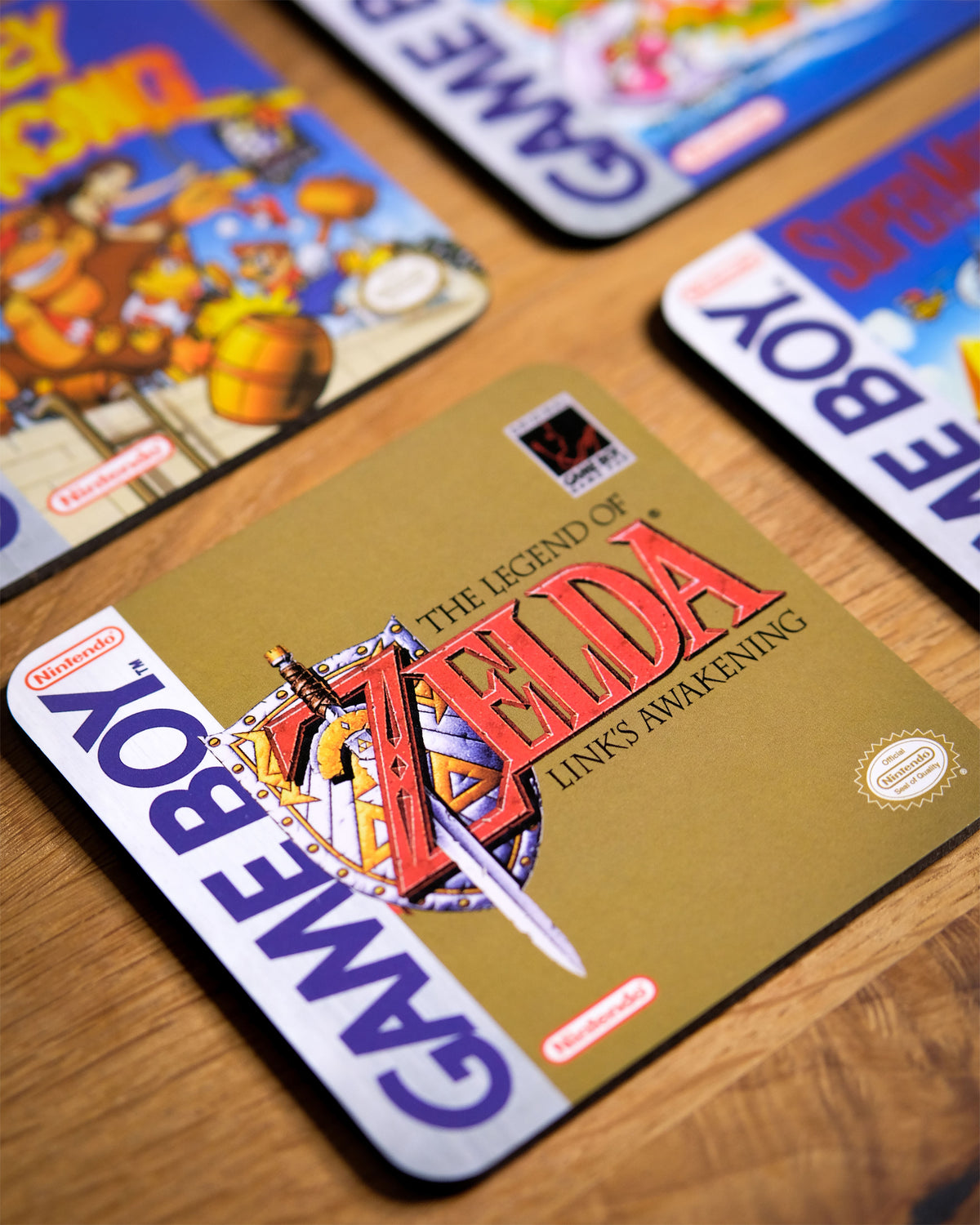 Produktbild Nintendo - Game Boy Classic Games Untersetzer 4er Set