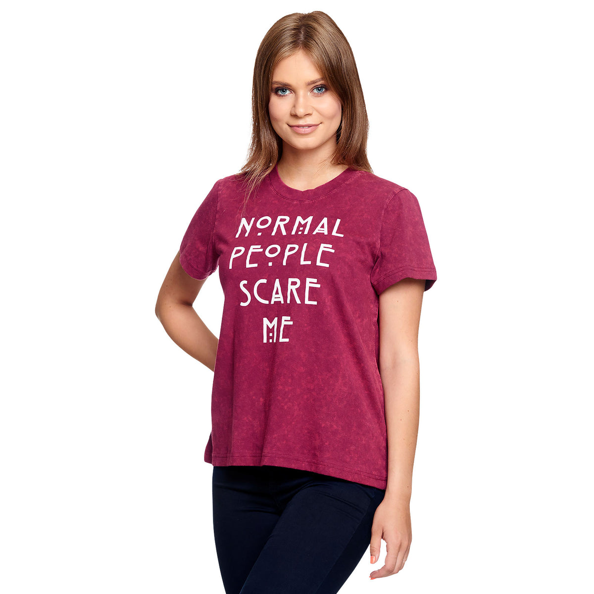 Image produit American Horror Story - Normal People Scare Me T-Shirt Femme Rouge