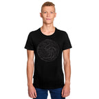 Immagine del prodotto Game of Thrones - T-shirt nera con logo 3D Targaryen Oscuro