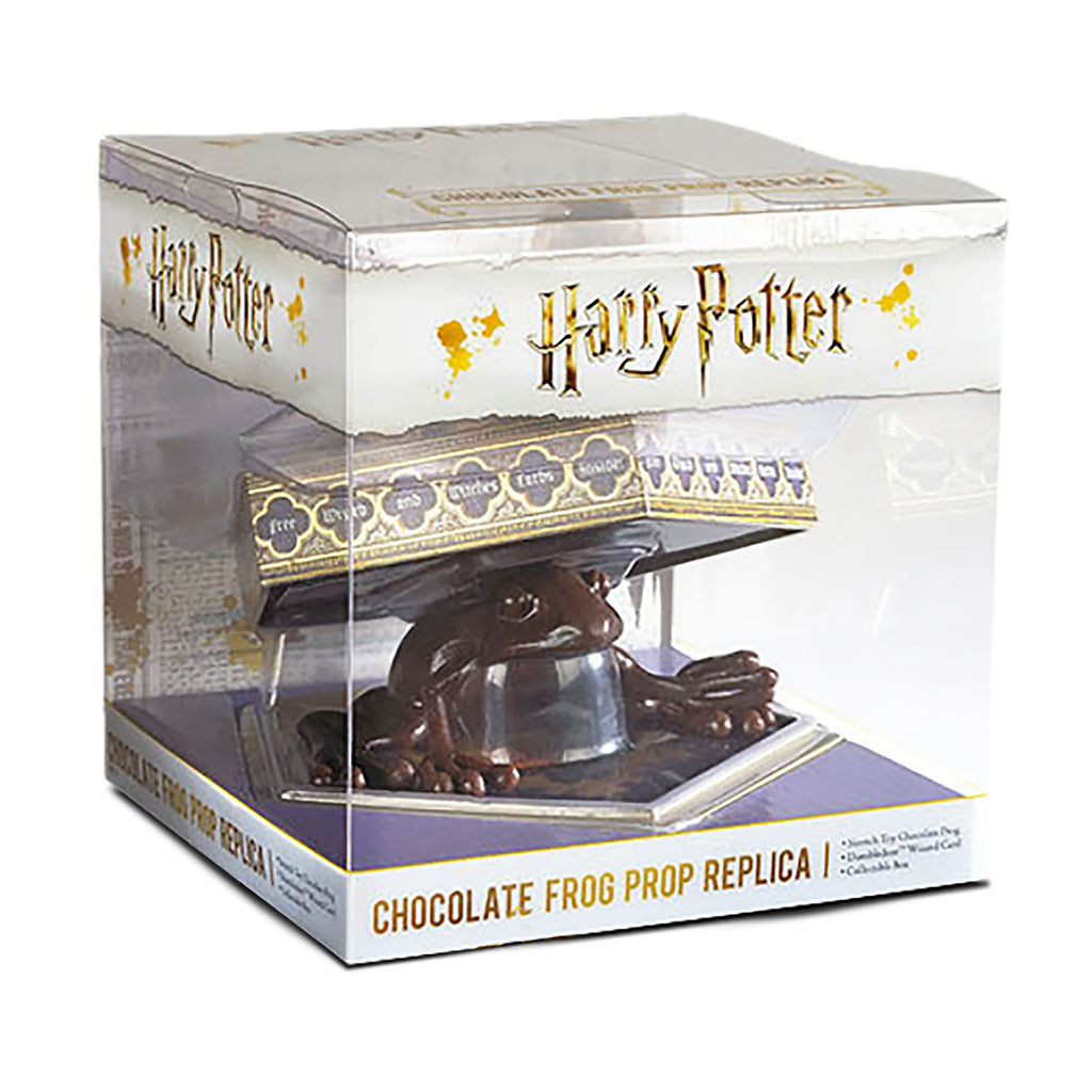 Produktbild Schokofrosch Figur mit Sammelkarte - Harry Potter Replik