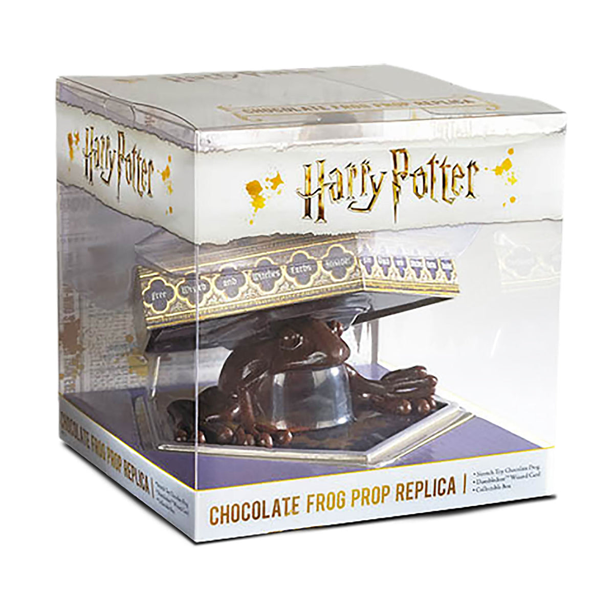 Produktbild Schokofrosch Figur mit Sammelkarte - Harry Potter Replik