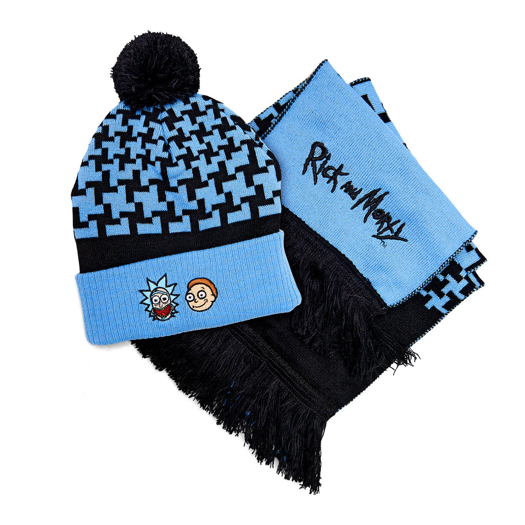 Produktbild Rick and Morty Mütze und Schal Set